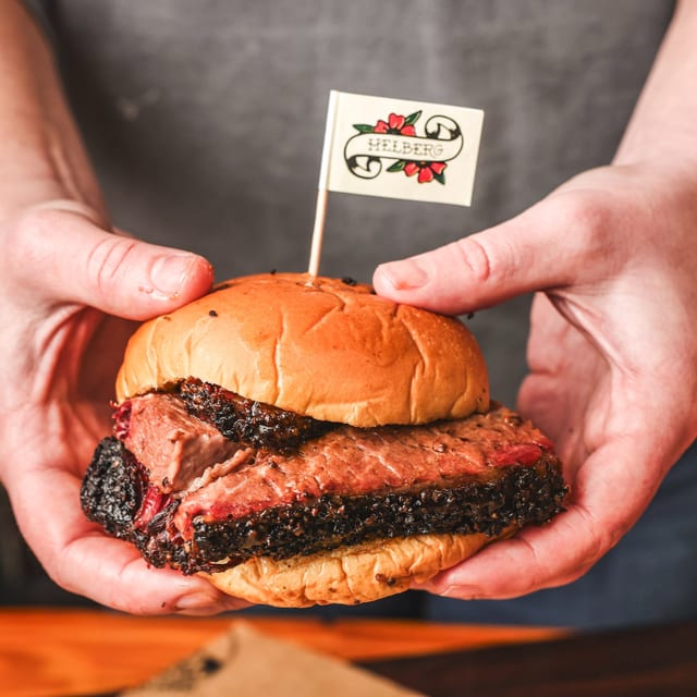 Sliced Beef Sandwich.